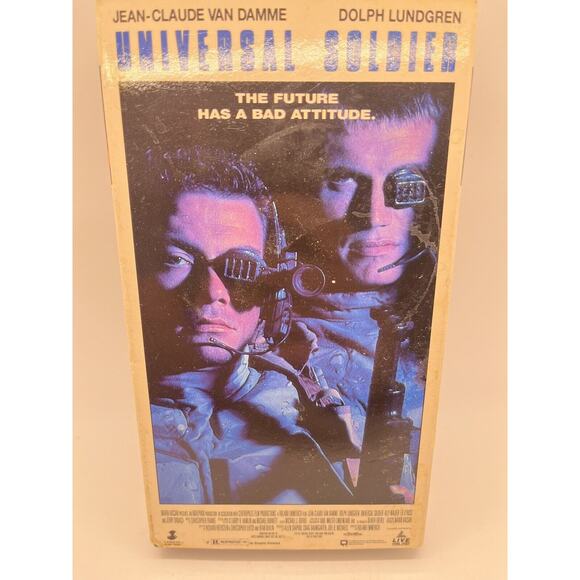 Universal Soldier VHS 1992 Jean-Claude Van Damme Dolph Lundgren Pre Owned - Picture 2 of 6